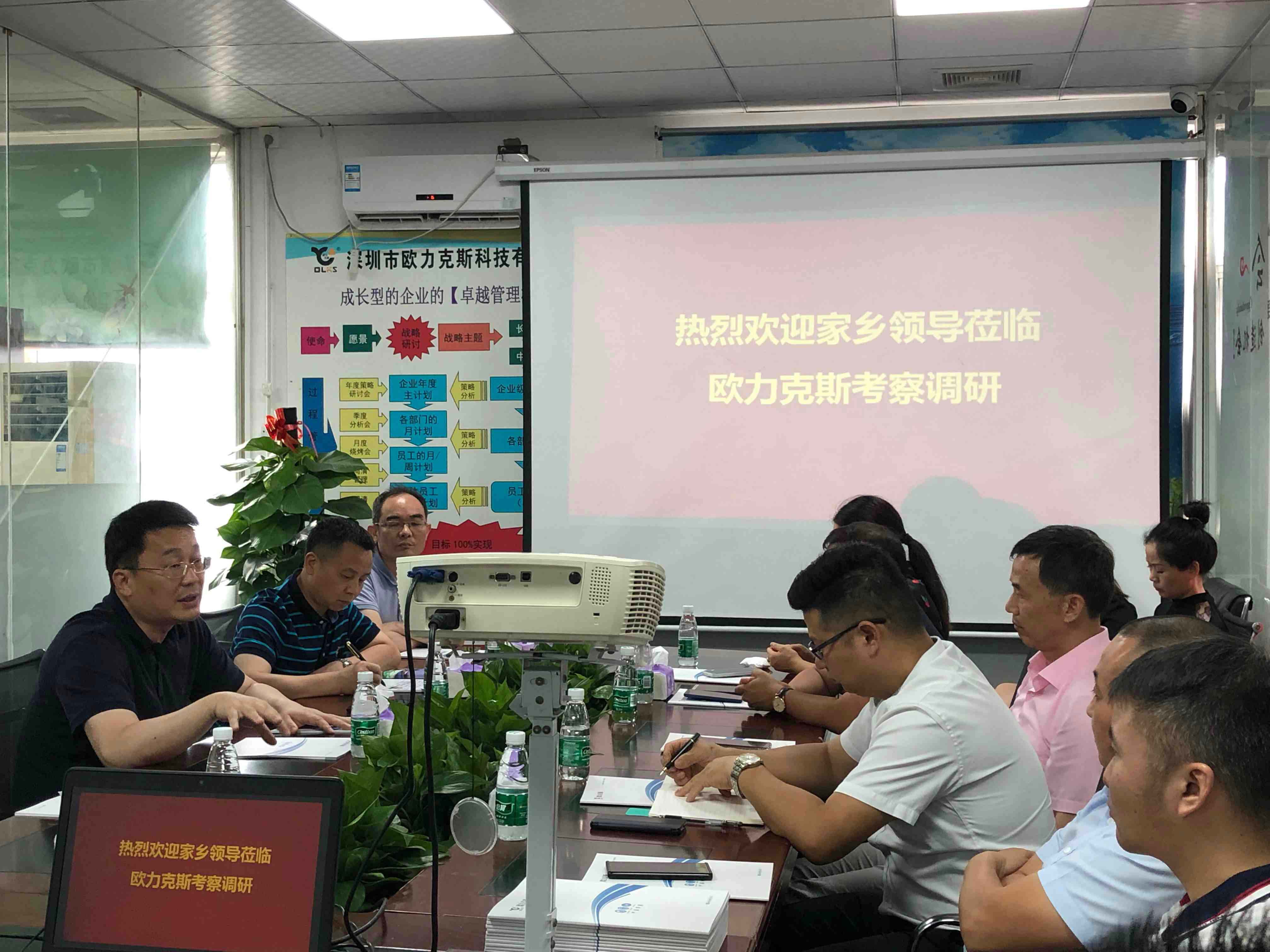 乐平市委副书记、市长高翔一行莅临麻豆乱码国产一区二区三区考察调研